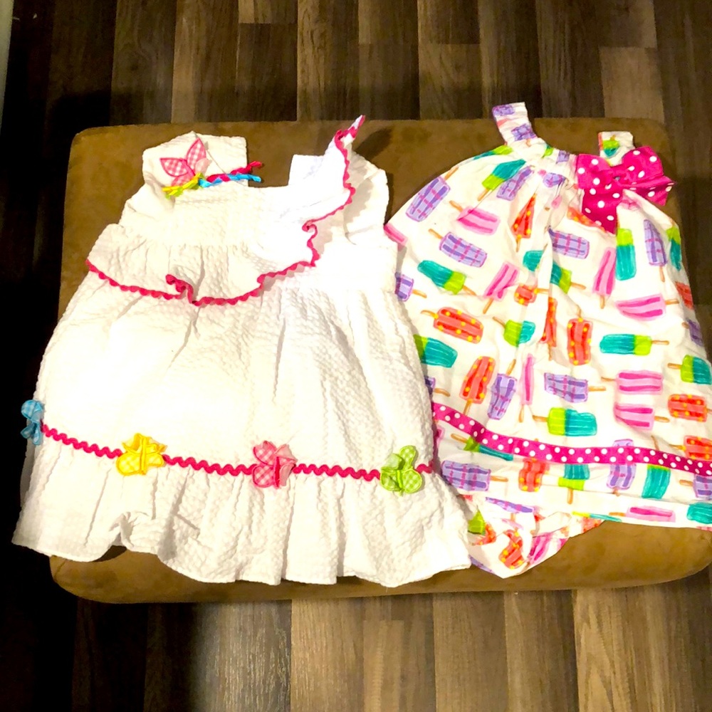 Bonnie baby sundresses size 18 months. Excellent condition